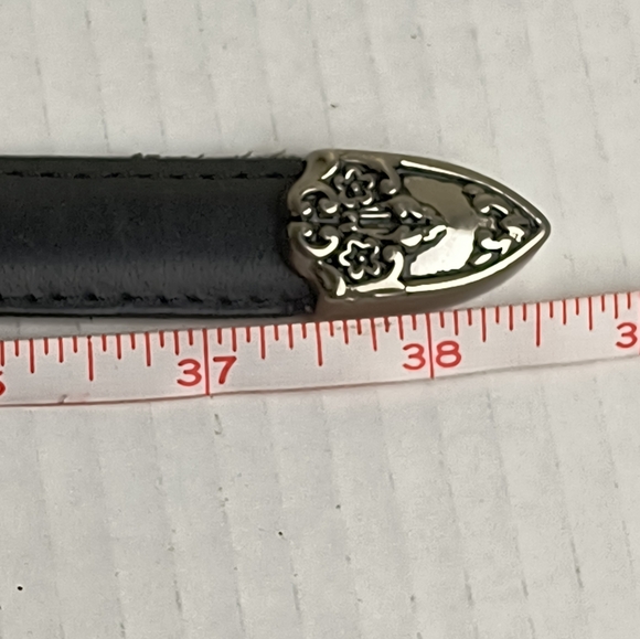 Woolrich Western Concho Black Braided Belt with Silver Buckle Size L - Picture 11 of 14